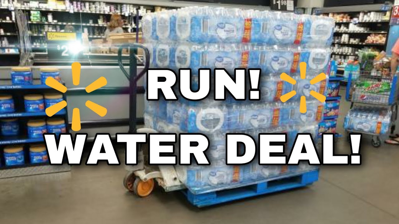 RUN! WALMART GLITCH ON WATER! No coupons needed! one cute couponer