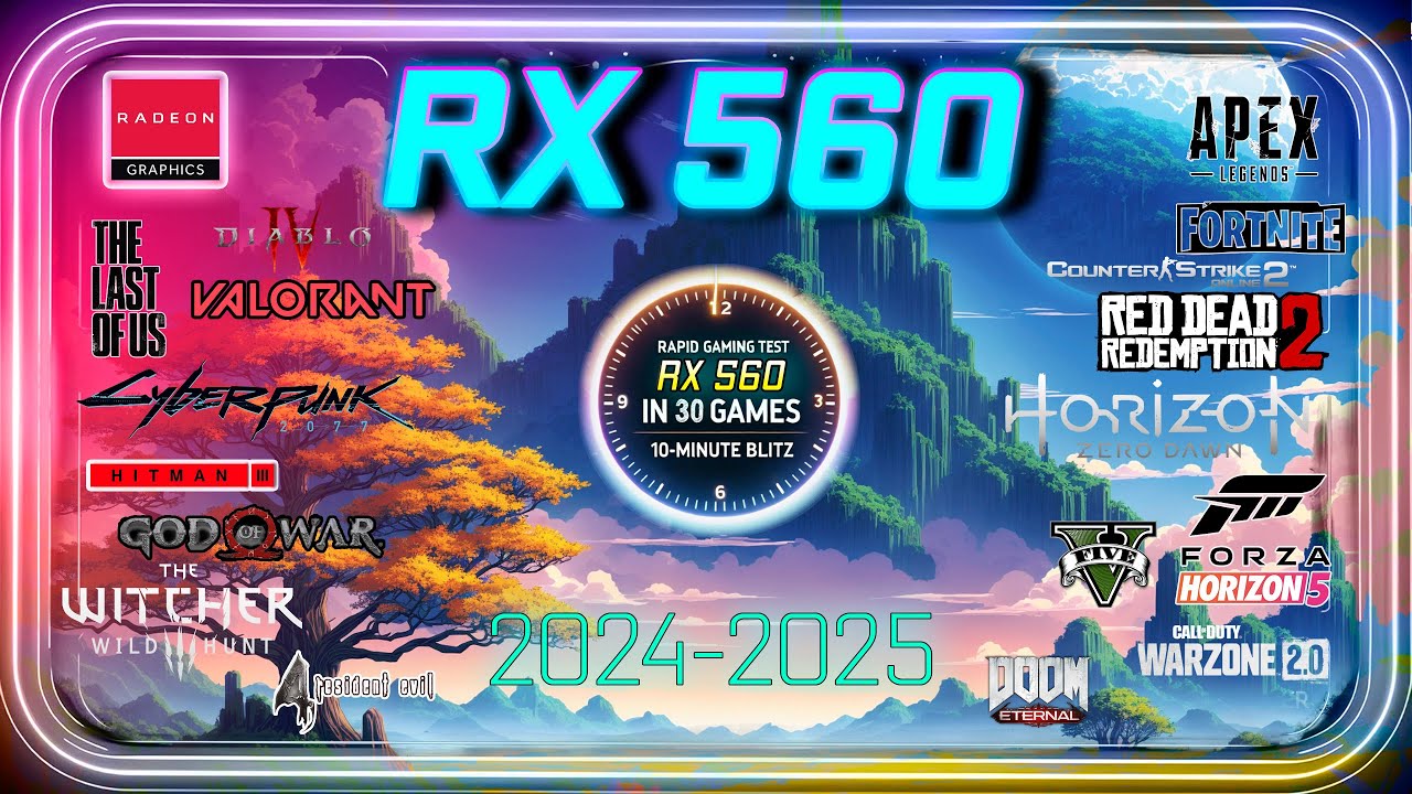 🟥 AMD RX 560 in 30 Games | Gaming in 2024-2025 -- CAN IT STILL HOLD UP?