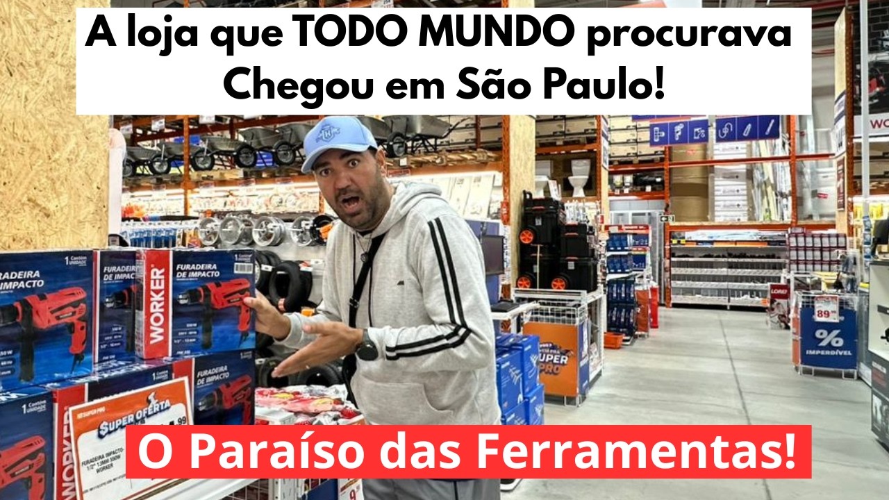 Nova loja de ferramentas em SP: achei preços inacreditáveis