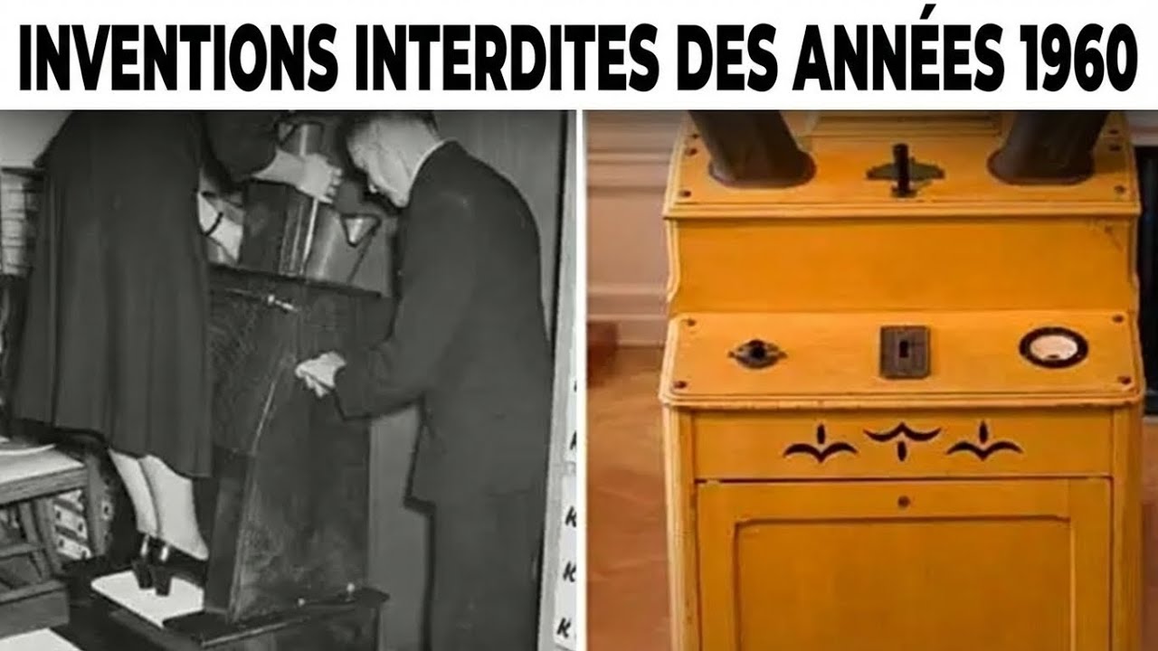 10 Inventions des Années 60 les PLUS INTERDITES que vous n’allez pas croire réelles