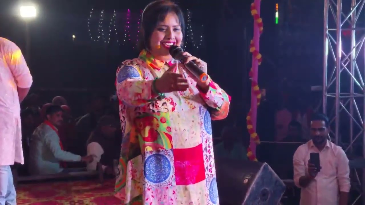 देवी सिंगर #video मुझे एक शराबी बना दिया live stage show program singer Devi dancer puja deewani