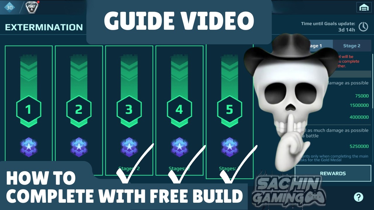 How To Complete Extermination Mode 4 and 5 | War Robots Tips And Tricks