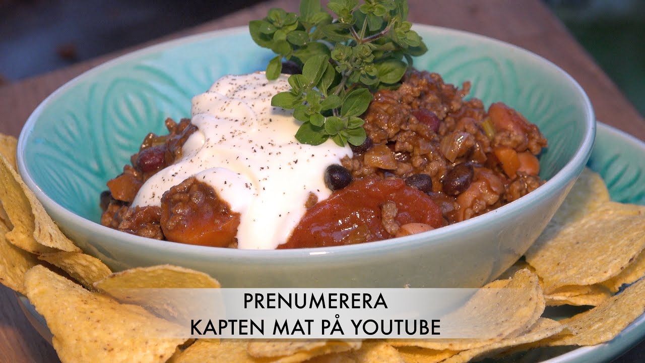 No. 33 - All-American chili på stekhäll | Kapten Mat