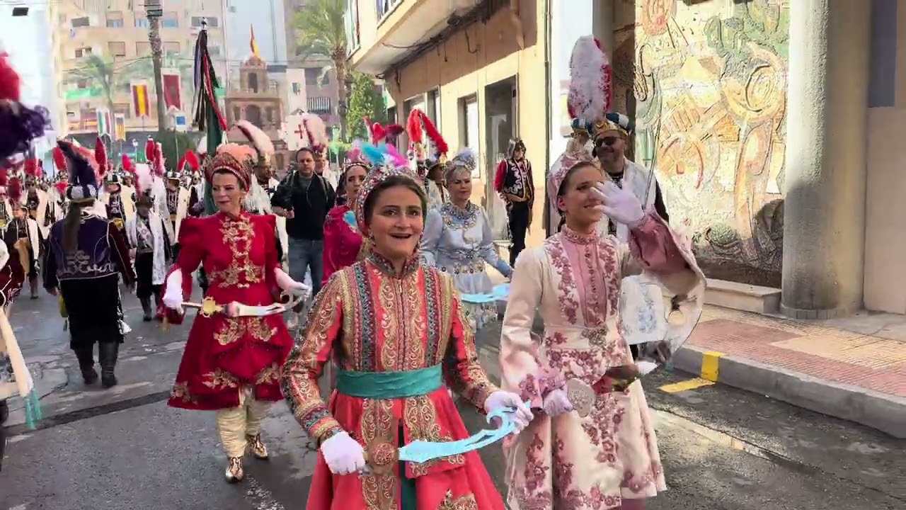 Fiestas Sax 2024 Día 2 de Febrero Procesión de la Candelaria  Comparsa Marruecos
