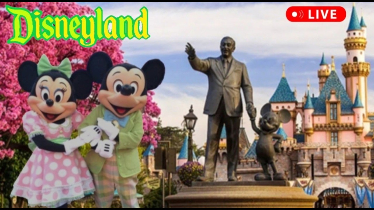 Disneyland Relaxing Spring Fun Day Rides Shows ##livestream