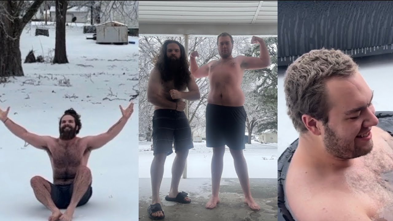 Cold Plunging in the Ice Storm