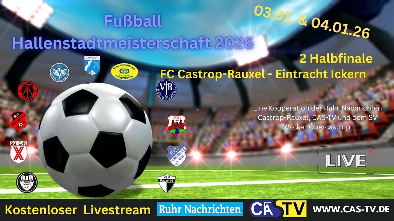 HSM 2026 - Halbfinale 2; FC Castrop-Rauxel - Eintracht Ickern