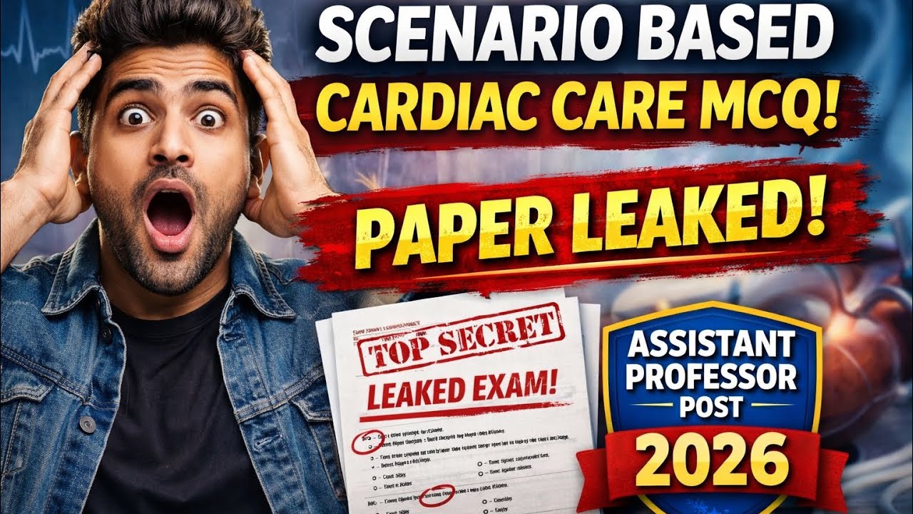 Most important Senario based question 📚‼️paper leaked🔥📝 #CardiacCare#MedicalSurgicalNursing 