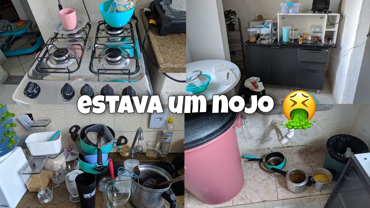 faxina na cozinha | a cozinha tava um nojo