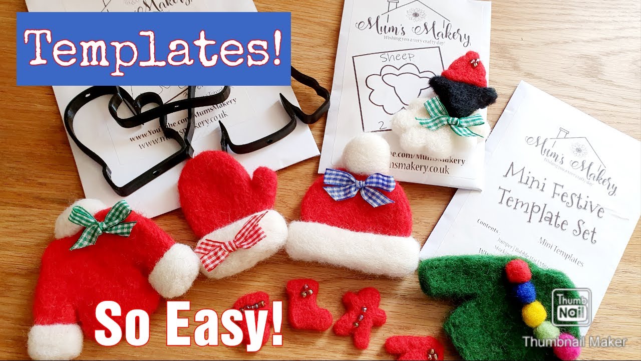 Mums Makery Super Fun Needle Felting Templates | Perfect For Beginners And The More Advanced!