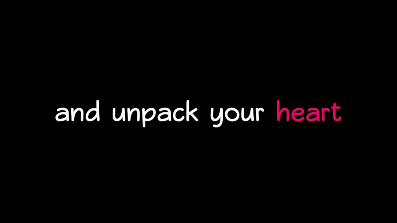 Unpack Your Heart - Phillip Phillips - Behind the Light Lyrics