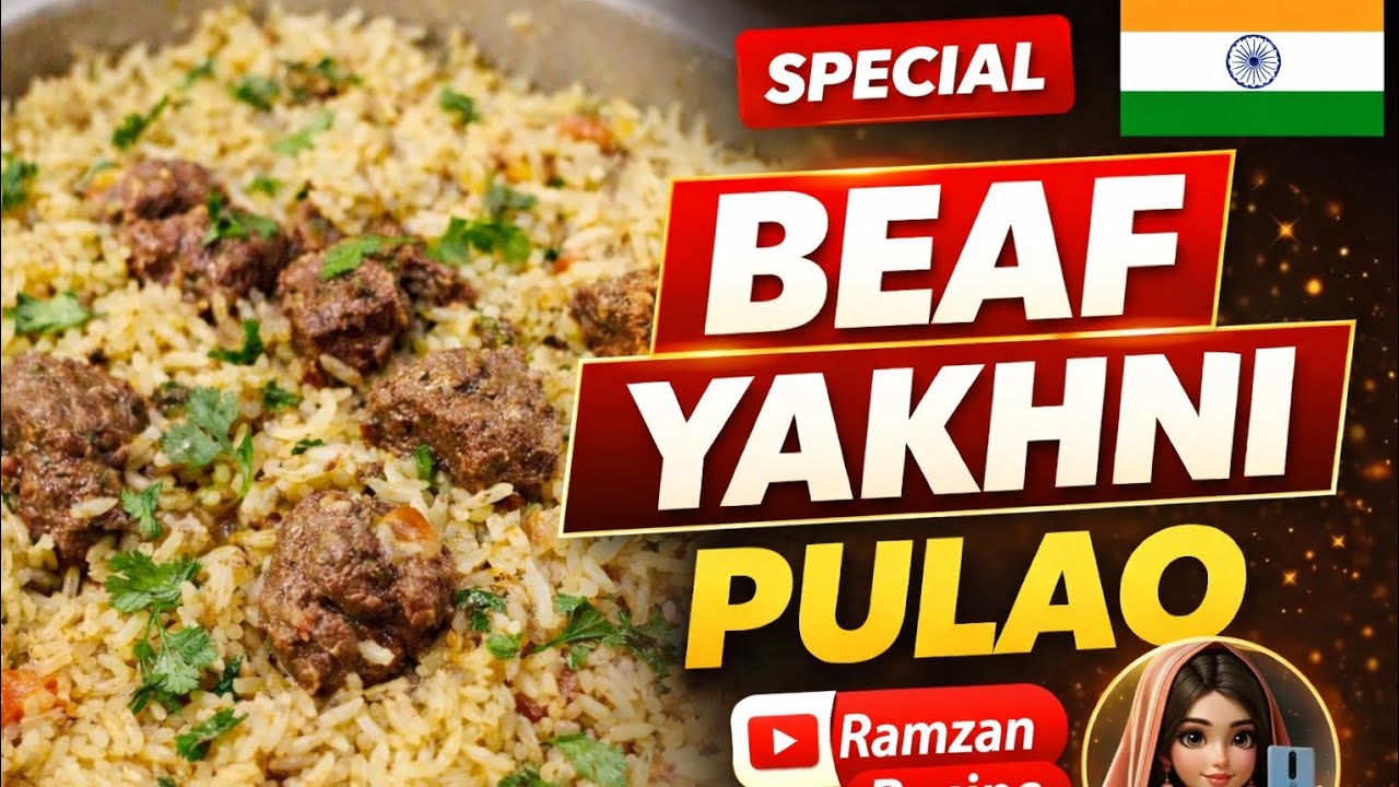 Hyderabadi Beef🥩 Yakhni Pulao | Easy & Tasty😋 Recipe | Naziyaj Riyan Recipes 🌟