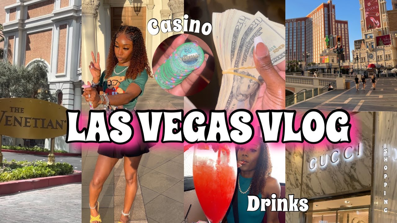 VLOG: $2,500 LAS VEGAS TRIP 🌴🎰💓: GETTING MY FIRST GUCCI BAG, trying new foods, & more 🎢🛶