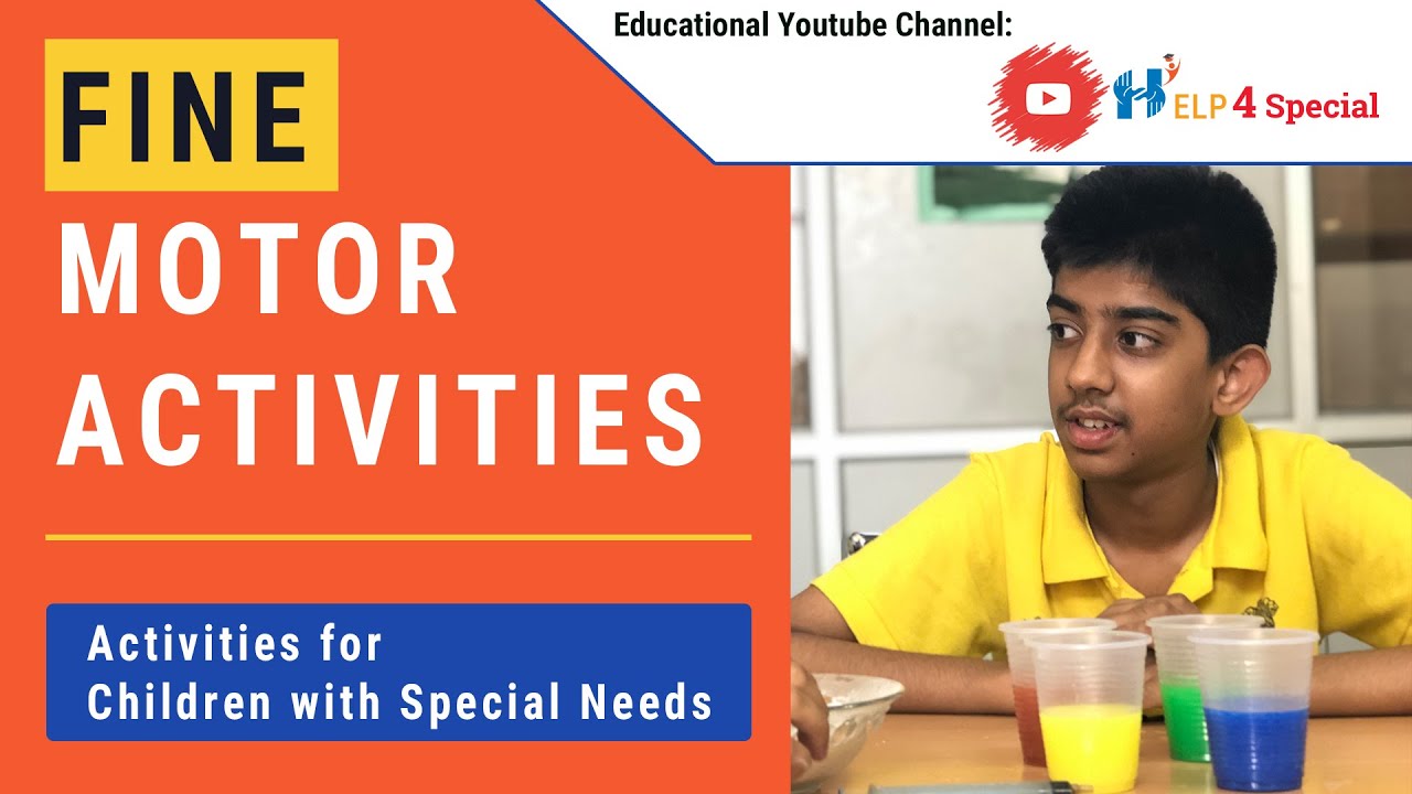 Fine Motor Activities for Autism (@Help4Special )