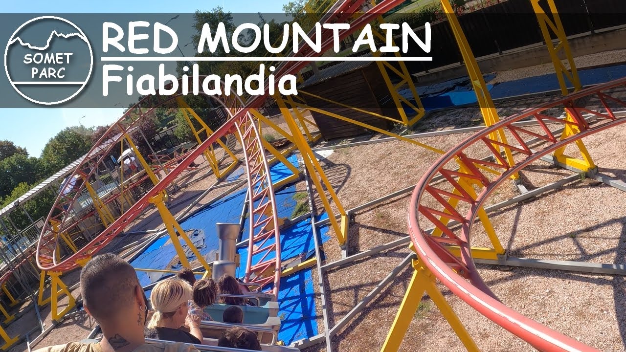 🎢 RED MOUNTAIN Fiabilandia onride 4K