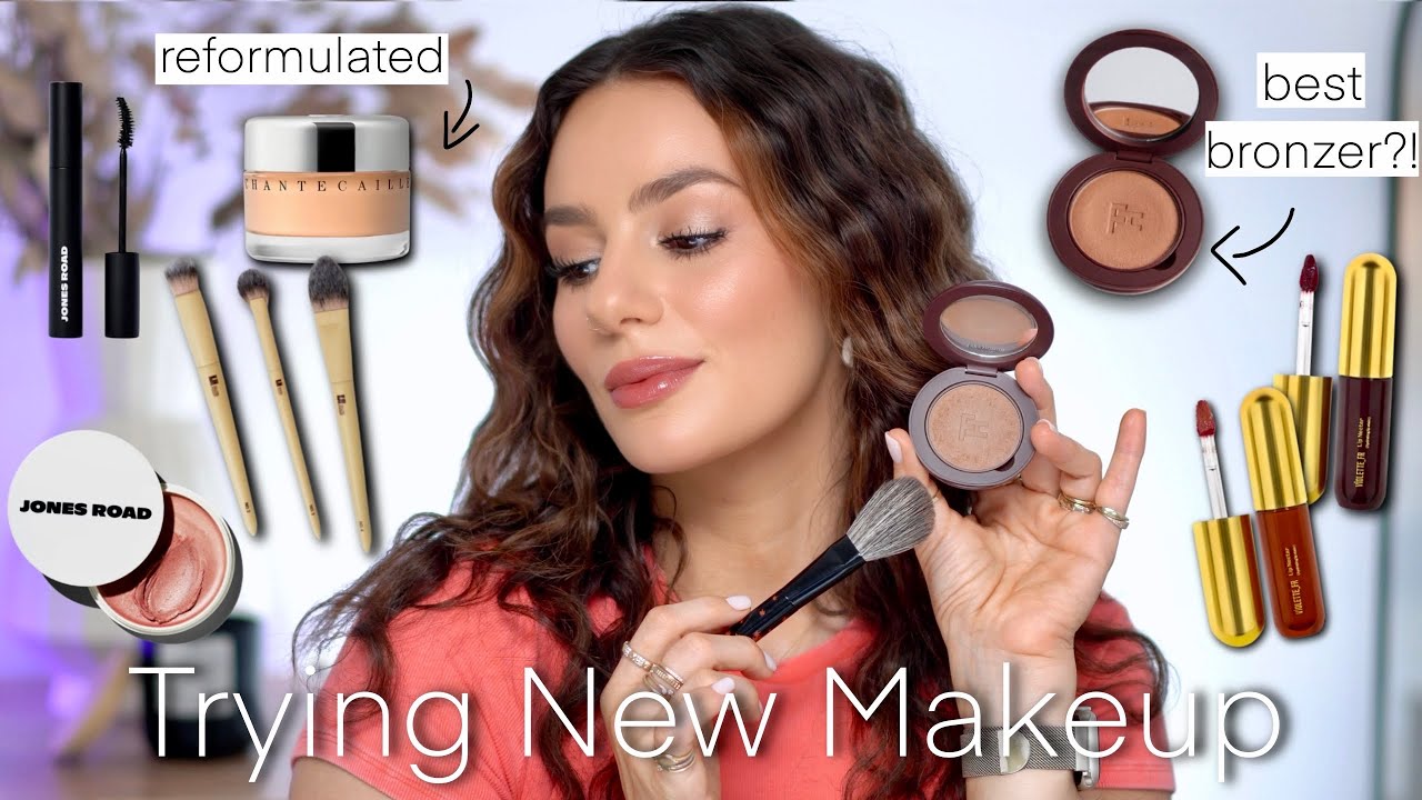TESTING NEW PRODUCTS: Fara Homidi Bronzer, Violette_FR Lip Stain, KJH Brand & more || Tania B Wells