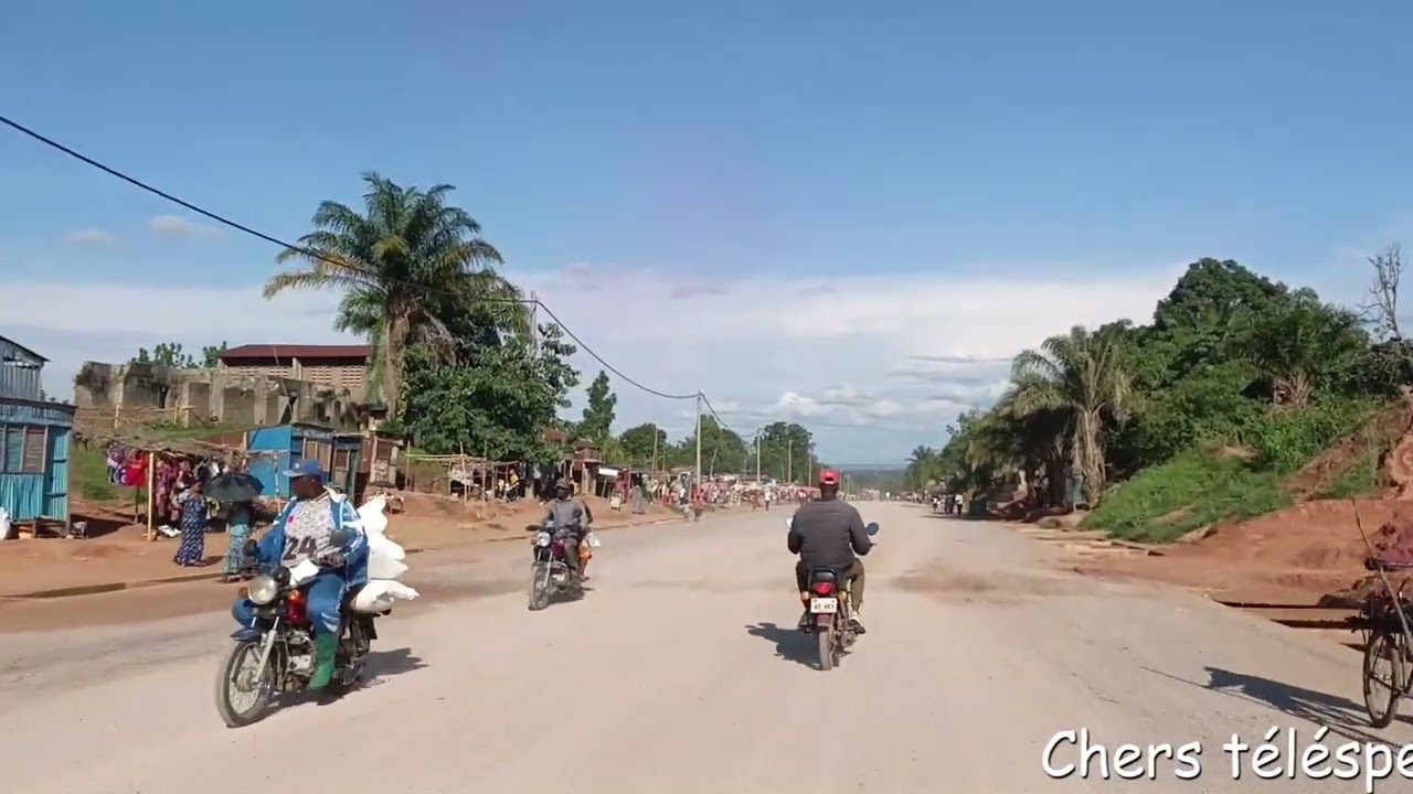 Admirez la beauté de la ville de MbujiMayi après la pluie.