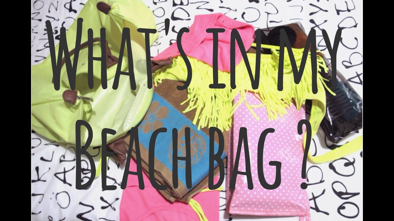 What's in my BEACH BAG ?? 2014 || FedericaEffe