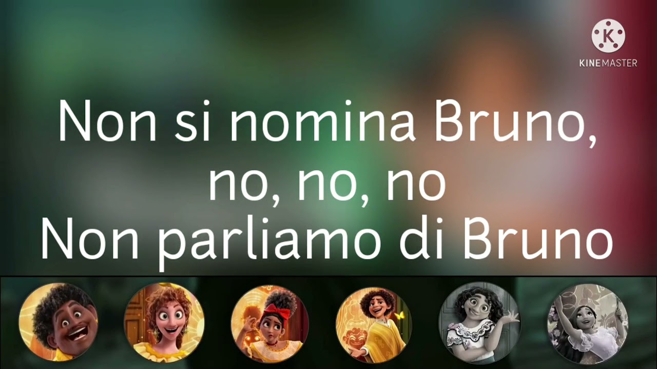 Non si nomina Bruno (lyrics)