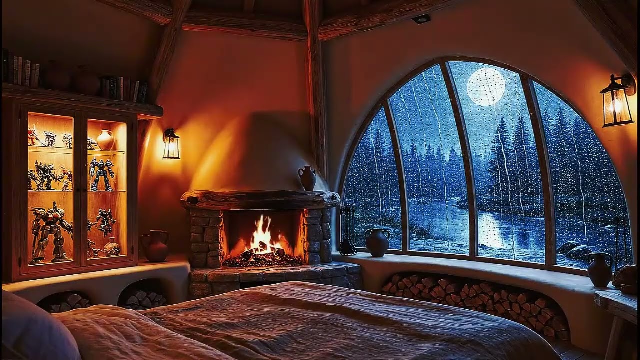 8 Hous Deep Sleep Music - Relaxing Piano for Healing with Rain Sounds - Insomnia Relief, Anxiety