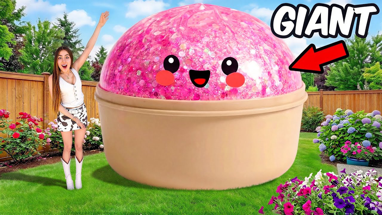I made the World&rsquo;s Biggest GLITTER Dumpling! 😱