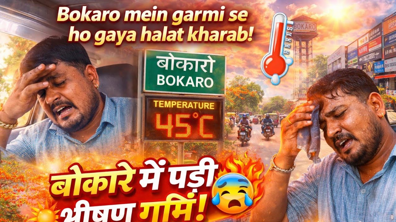 Bokaro mein garmi Se Ho Gaya halat kharab #bokaro #nayachahavlogs #Bokaroblog #dailyvlog #vlogvideo 
