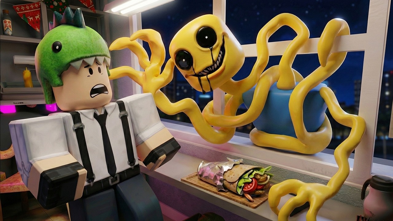 [로블록스] 1등 공포 게임? 샤와르마 케밥 가게에서 일해요!! 도리수니[Scary Shawarma Kiosk]