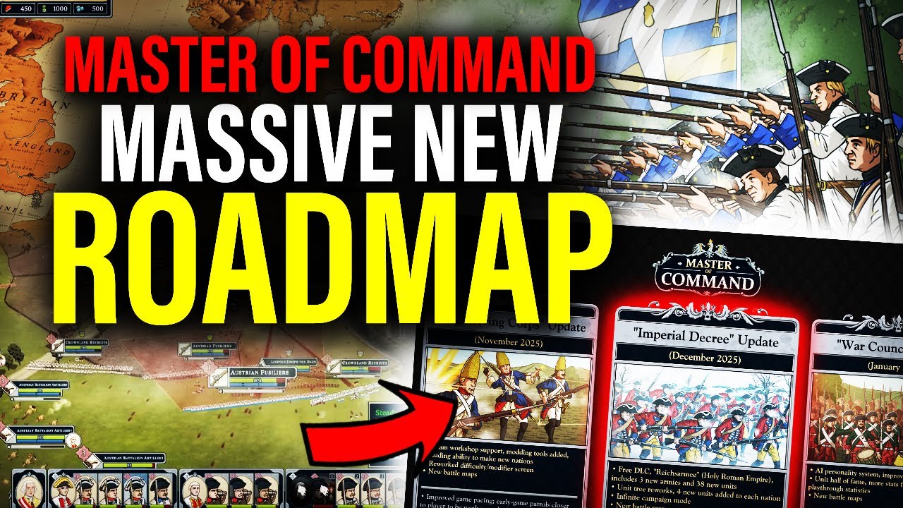 ОГРОМНЫЙ бесплатный DLC + поддержка модов для Master of Command