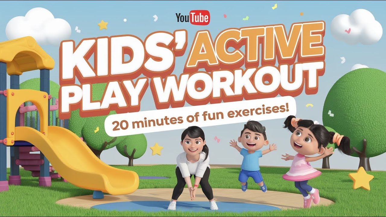 🎉 KIDS&rsquo; ACTIVE PLAY WORKOUT &ndash; 20 MINUTES OF FUN EXERCISES!