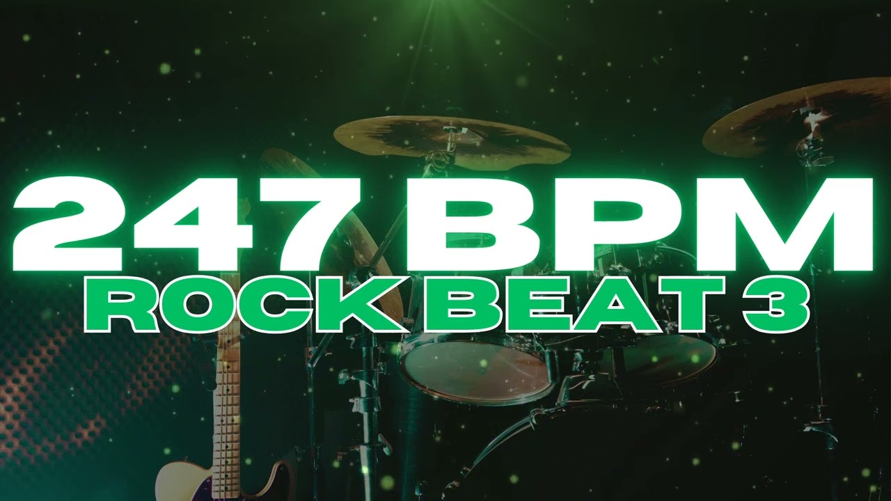 247 BPM - Rock Drum Beat - Loop 3