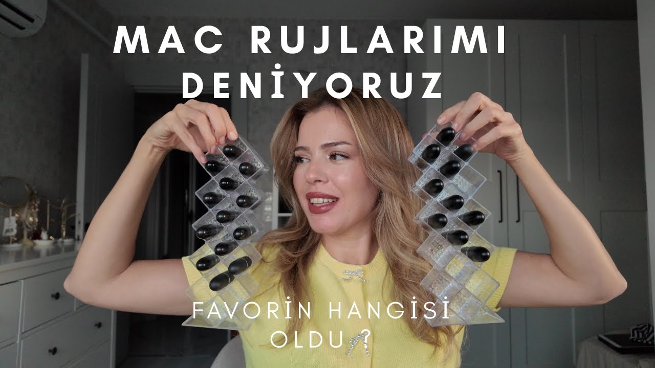 MAC RUJLARIMI DENİYORUM….Videoyu Hypelamayı unutmayınnn !!!! 