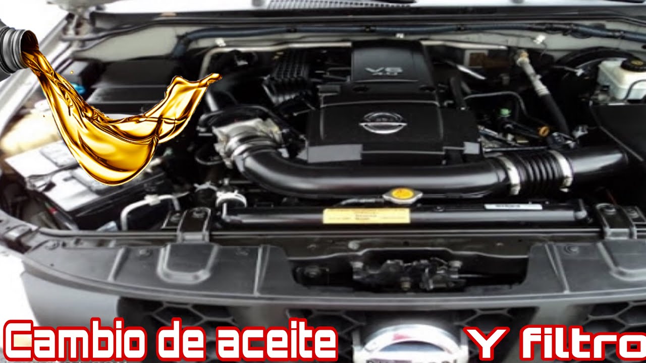 Como cambiar el aceite y filtro a un nissan xterra.
