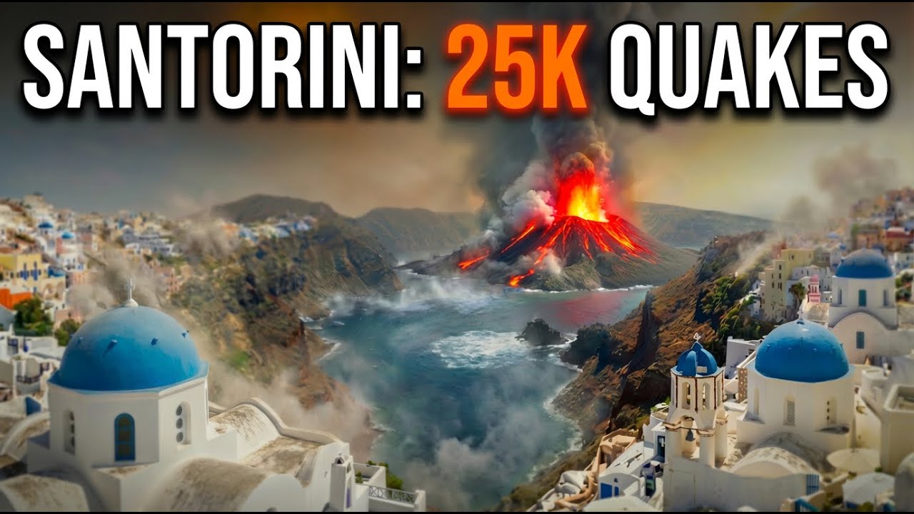 Santorini Volcano Update | The Caldera that Destroyed a Civilization Shows Seismic Swarm Activity