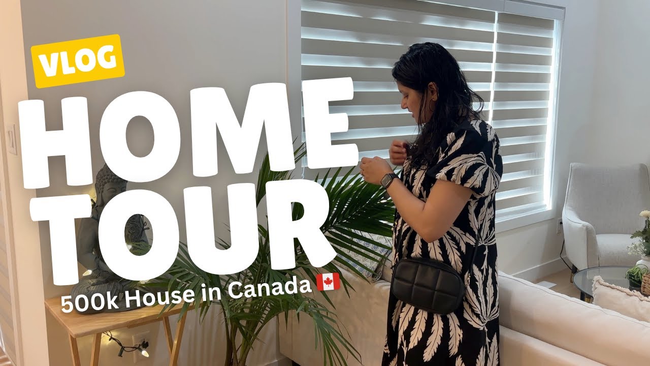 Our Home tour in Manitoba | Indian couple in Canada | Vlog 48
