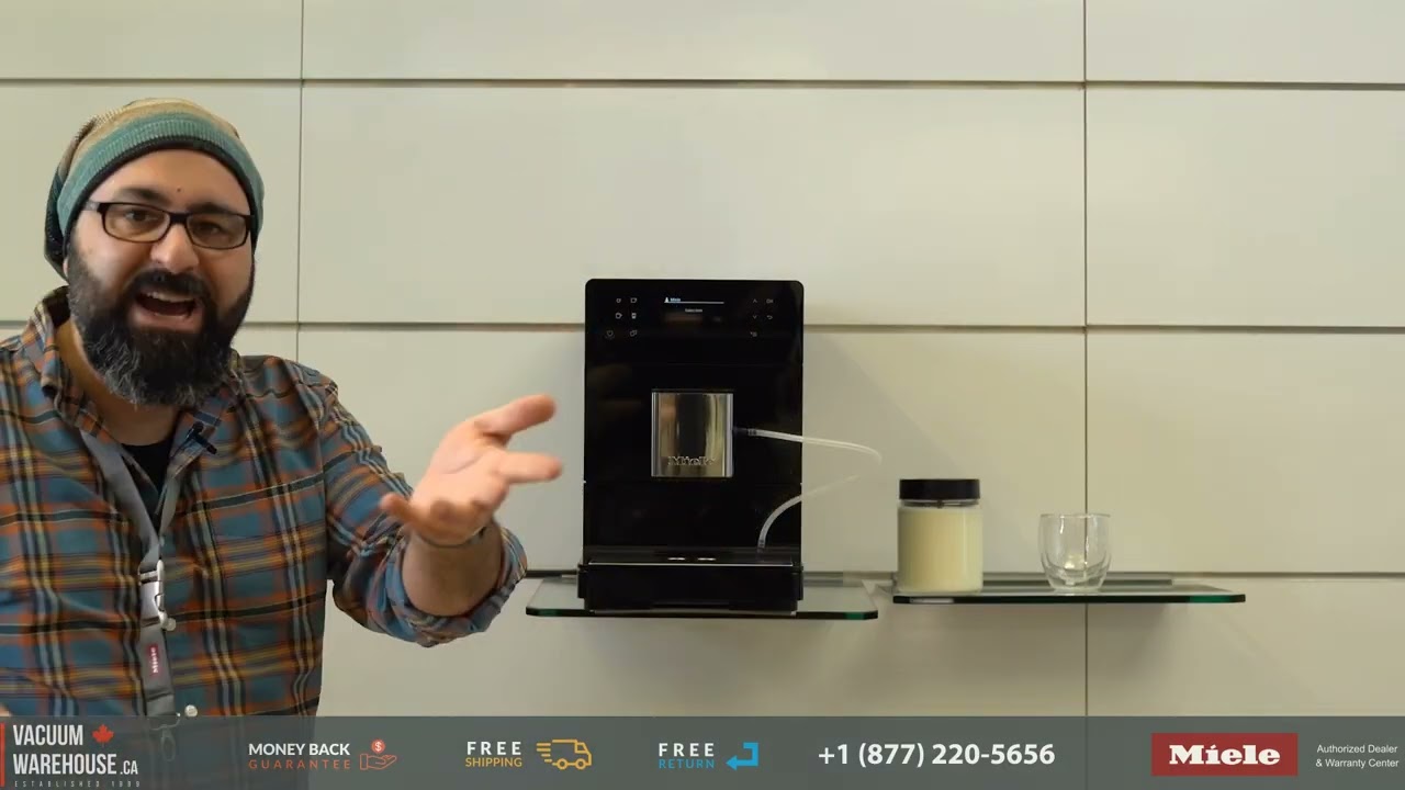 Демонстрация и обзор настольной эспрессо-машины и кофемашины Miele CM5310 Silence — Vacuum Wareho...