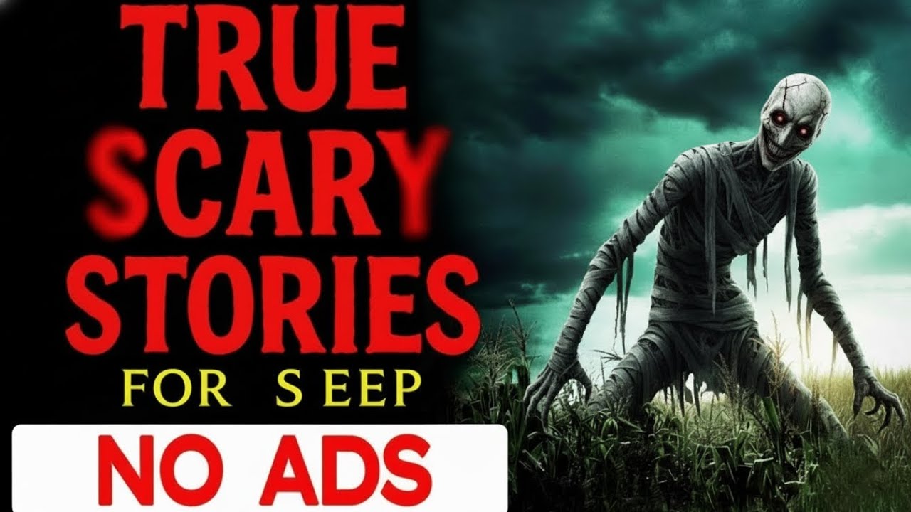 NO ADS 🛑 TRUE Scary Stories for Sleep (4 Hours) | Gentle Rain Sounds | Black Screen | Vol 23