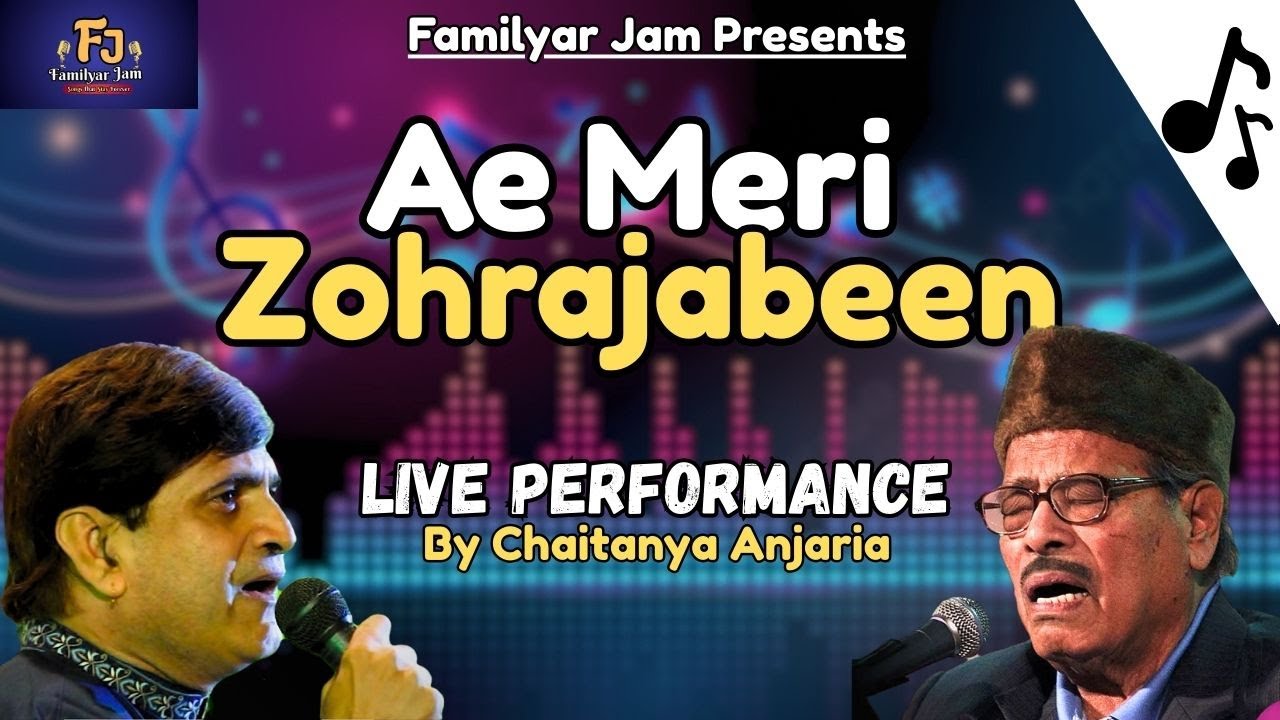 Ae Meri Zohrajabeen Live Performance | Romance Anthem Of The 60s | Timeless Bollywood Classic Song