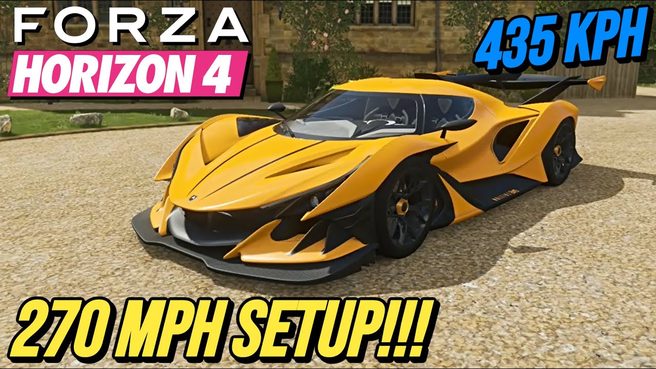 FORZA HORIZON 4 - 270 MPH Apollo IE Intensa Emozione Setup!