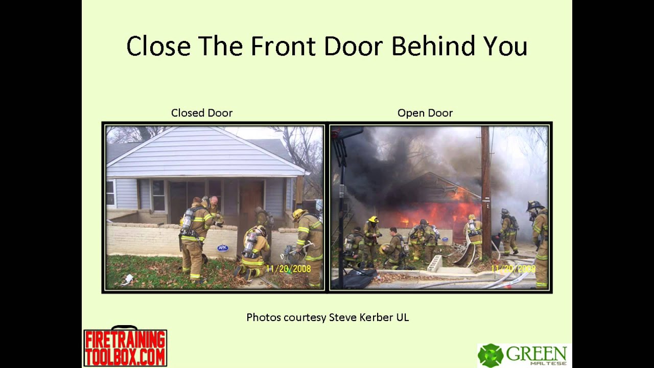 Close the door! A civilians guide to saving lives & property.