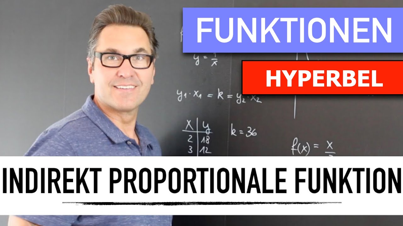 Was ist eine indirekt proportionale Funktion? | Proportionalitätsfaktor | Reziprok | Hyperbel