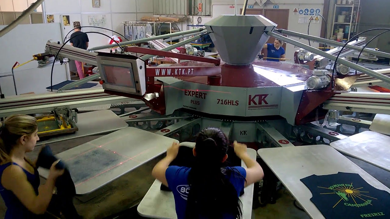 Round Screen Printing Machine: KTK EXPERT PLUS