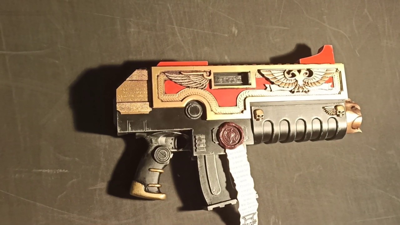 Master crafted nerf bolter disassembling