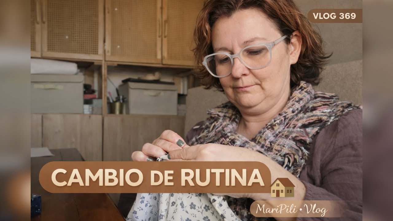Cambio de rutina, costura y diseño en casa 🧵🌿 Un finde real en la aldea | Vlog 369