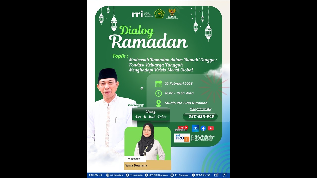 DIALOG RAMADAN - MADRASAH RAMADAN DALAM RUMAH TANGGA