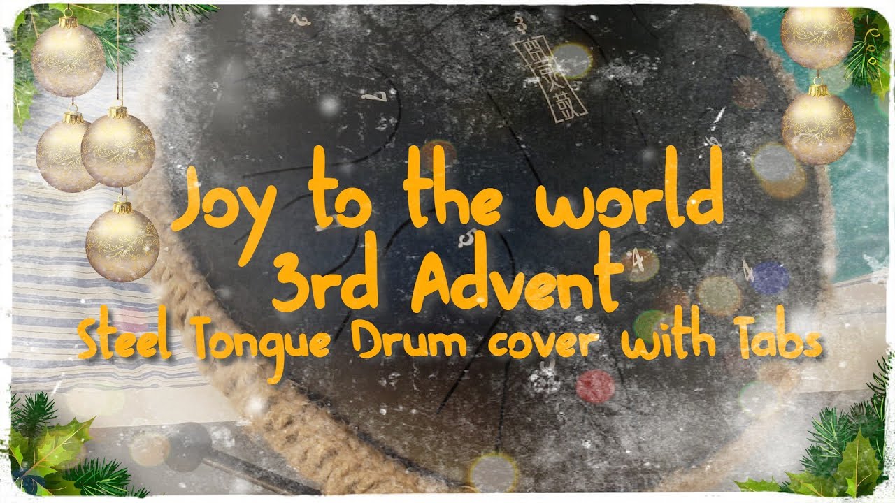 Joy to the world | Steel Tongue Drum Cover with tabs | ThisizReneesworld