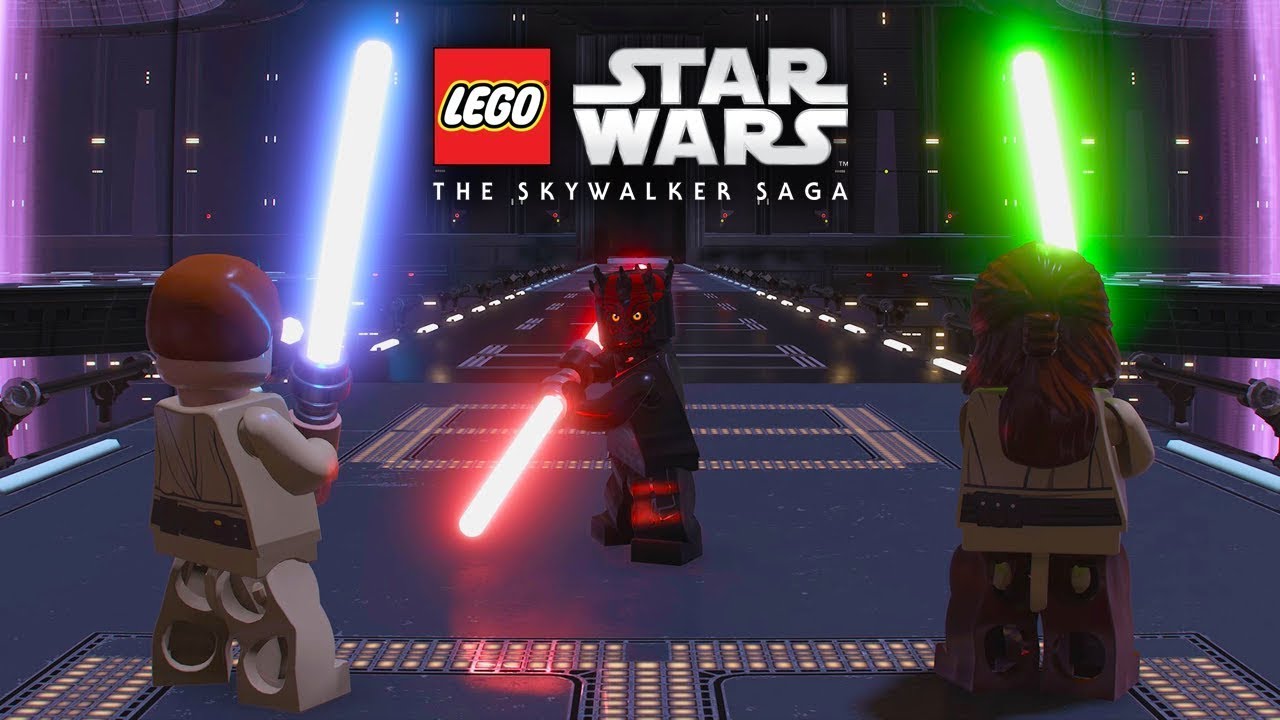Qui-Gon Jinn & Obi-Won vs. Darth Maul in Lego Star Wars: The Skywalker Saga @ 4K 60ᶠᵖˢ ✔