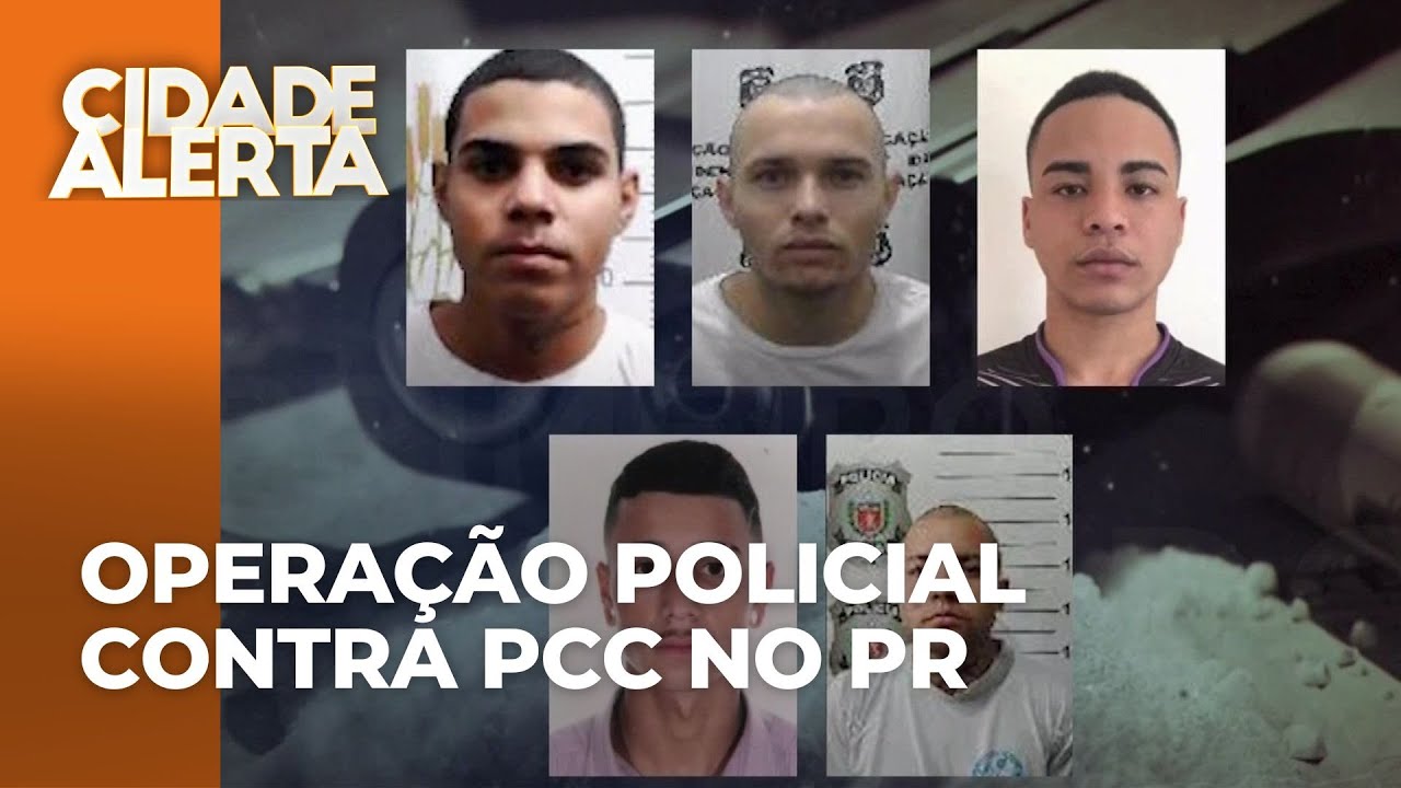 Operação policial identifica quase 800 integrantes no PCC em todo o Paraná