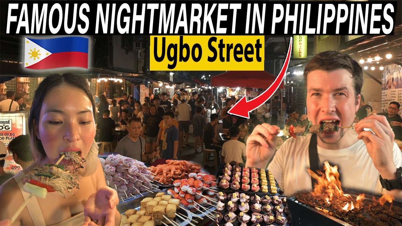 This is Manila's MOST INSANE night market! 🇵🇭 Filipino street food in Ugbo St. Tondo