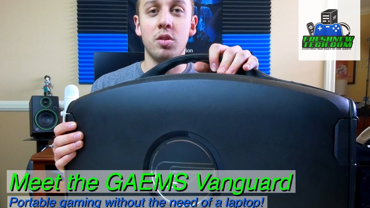 Meet the GAEMS Vanguard. Best way to console game on the go!
