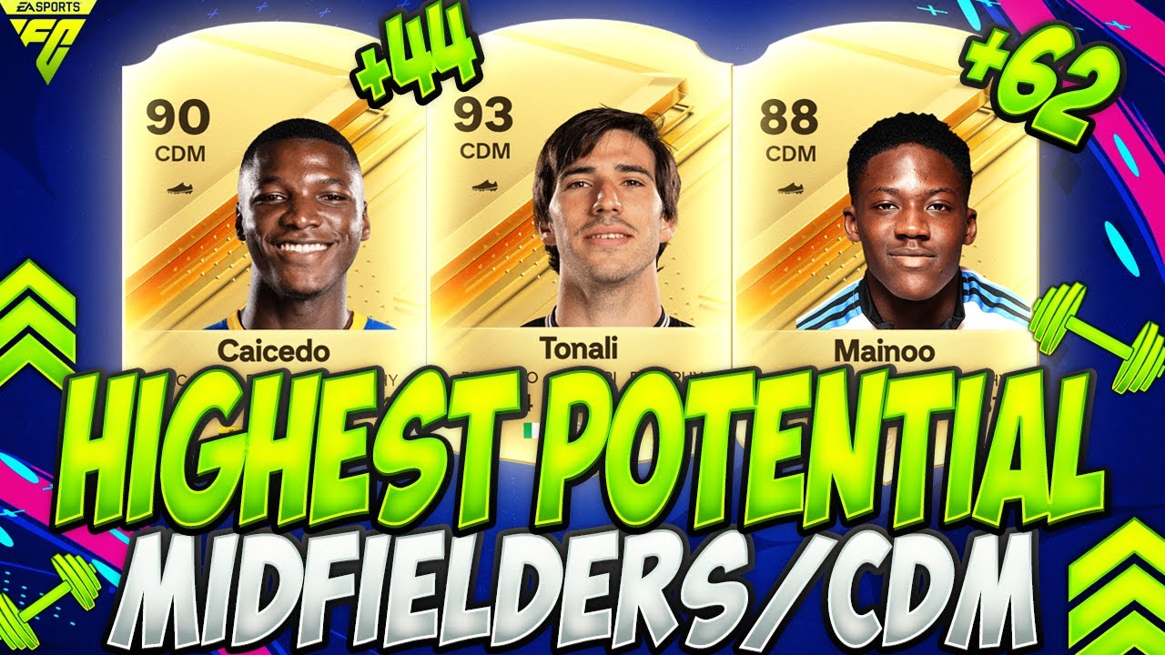 FC 24 | BEST HIGHEST POTENTIAL CM/CDM/CAM/MIDFIELDERS CAREER MODE!🔥
